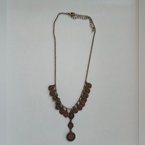 Vintage Avon Medallion Coin Necklace